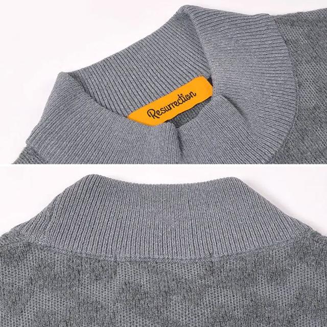 レザレクション GMジャガードハイネックニット ハイネックニット ジャガード ニット ゴルフ用品 メンズ レディース 男女兼用 おしゃれ カジュアル シンプル ギフト プレゼント 誕生日 誕生日プレゼント bd34kn22-w