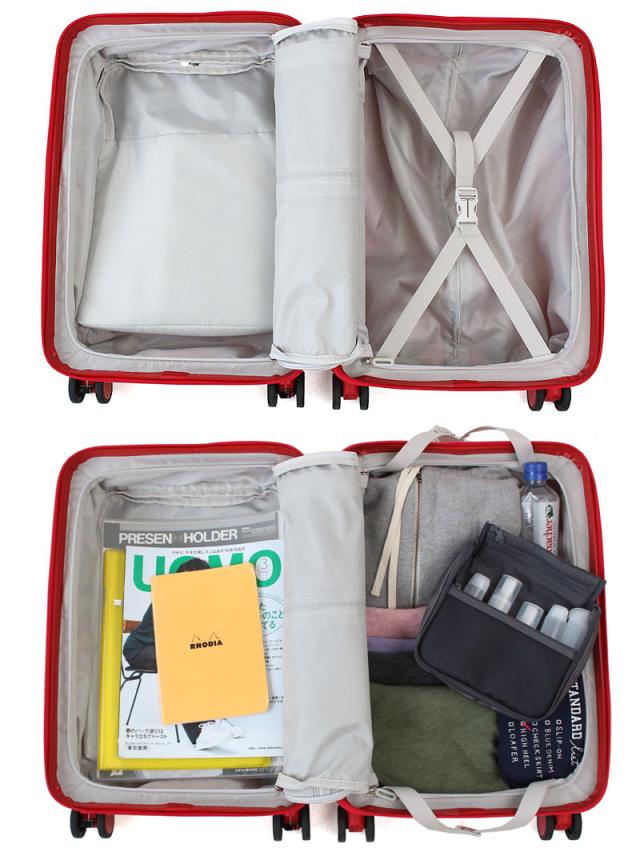 トリオ カーゴ スーツケース cat532ly サイズ画像