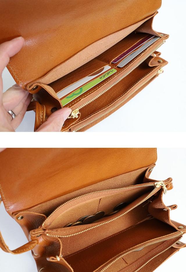 クレドラン バーグ 2WAYウォレットショルダー BAGU 2WAY WALLET SHOULDER cl3449 ディティール