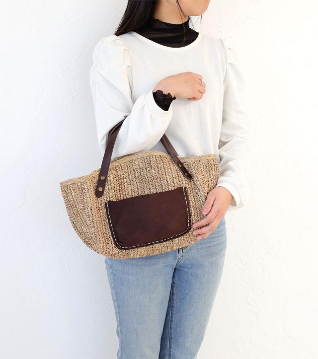 クレドラン ソフトポケットバスケット かごバッグ cl3520