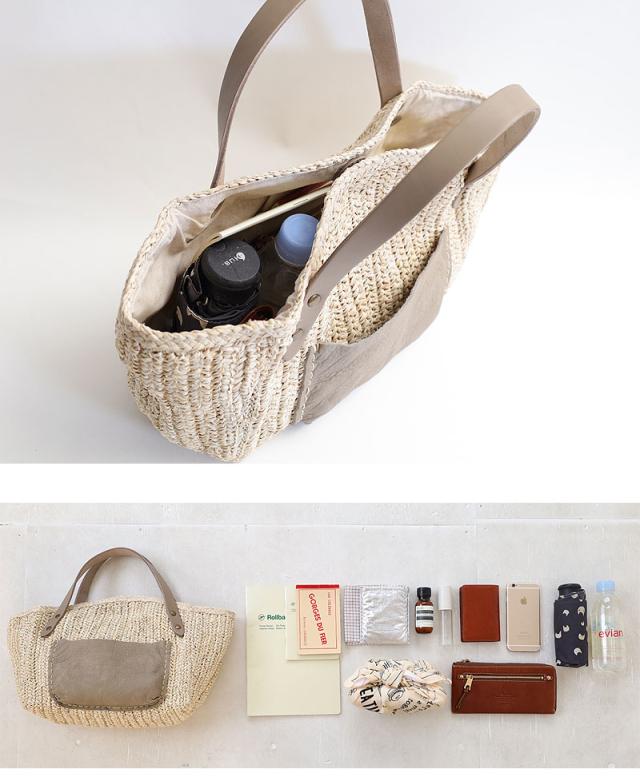 クレドラン ソフトポケットバスケット かごバッグ cl3520