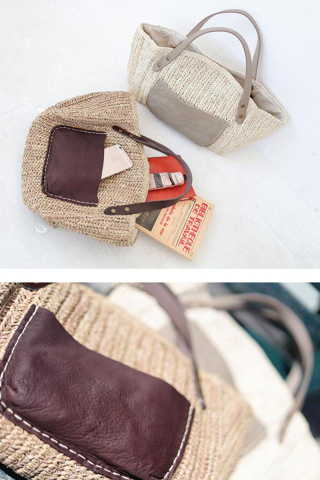 クレドラン ソフトポケットバスケット かごバッグ cl3520