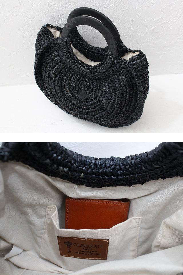 クレドラン ラウンドハンドルバスケット かごバッグ cl3523