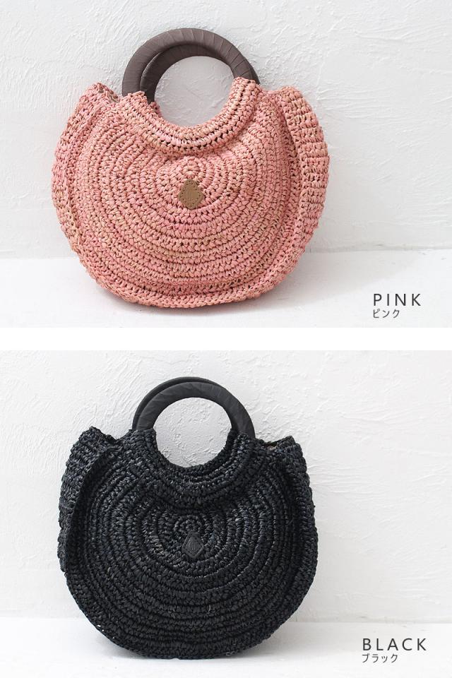 クレドラン ラウンドハンドルバスケット かごバッグ cl3523