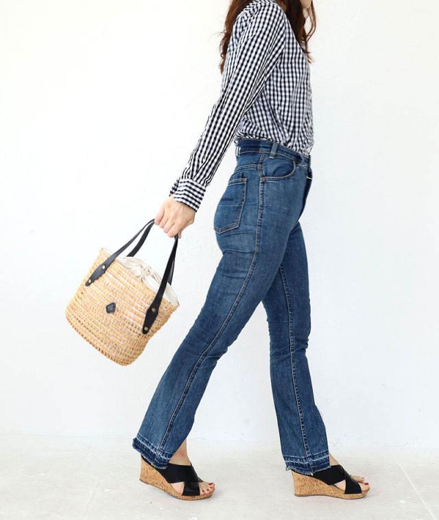 クレドラン パームファイバーバスケット かごバッグ cl3527