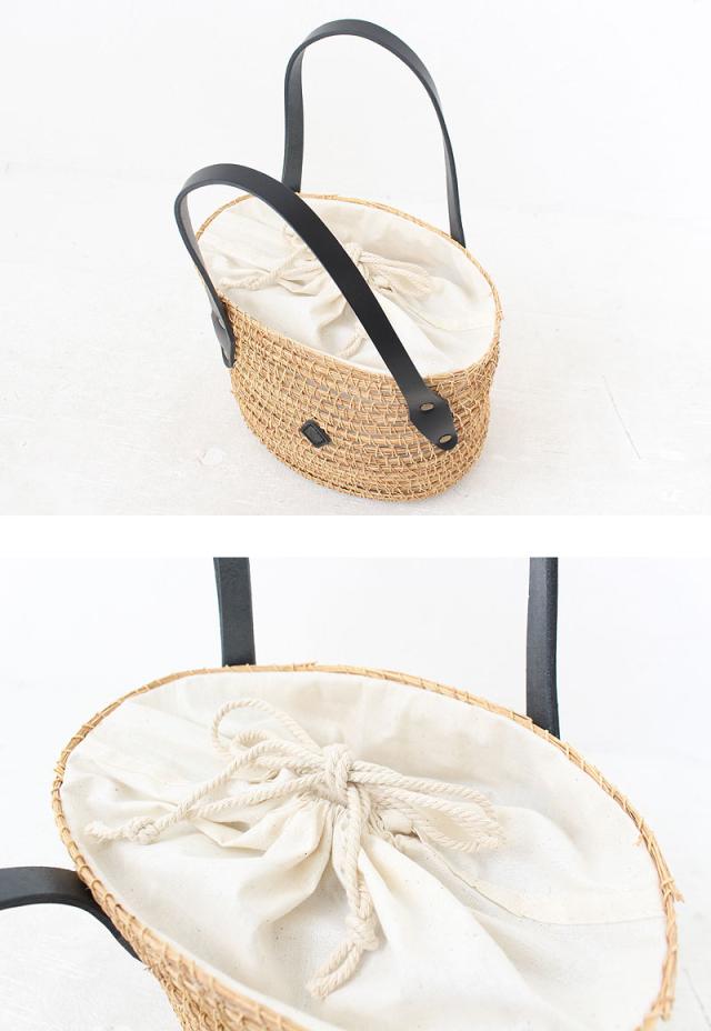 クレドラン パームファイバーバスケット かごバッグ cl3527