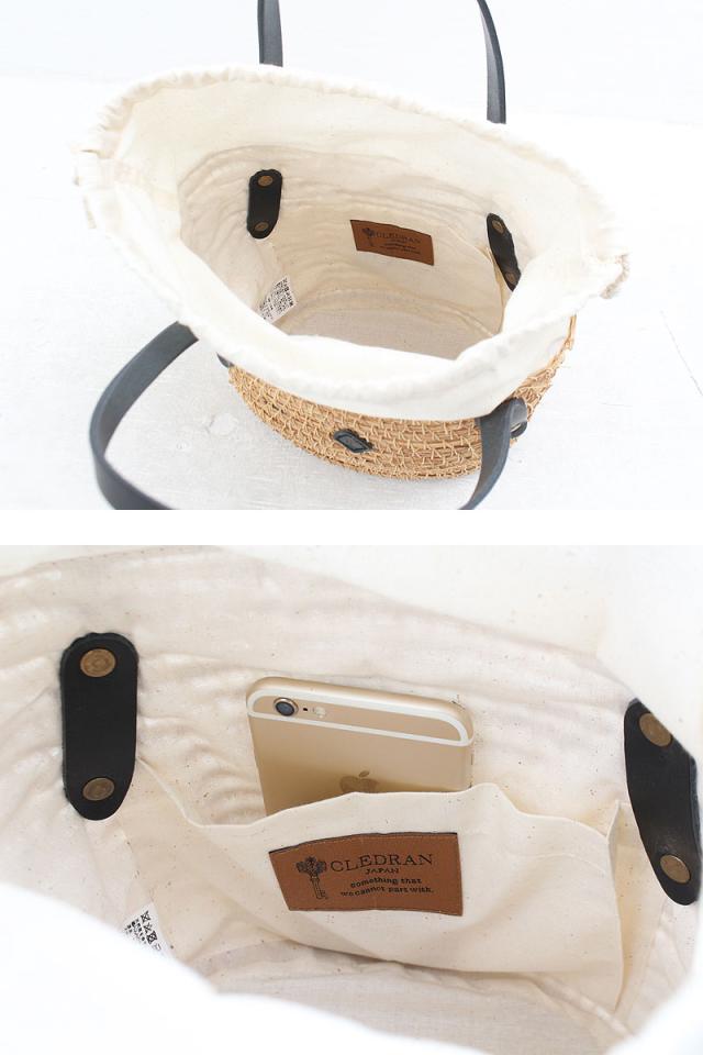 クレドラン パームファイバーバスケット かごバッグ cl3527