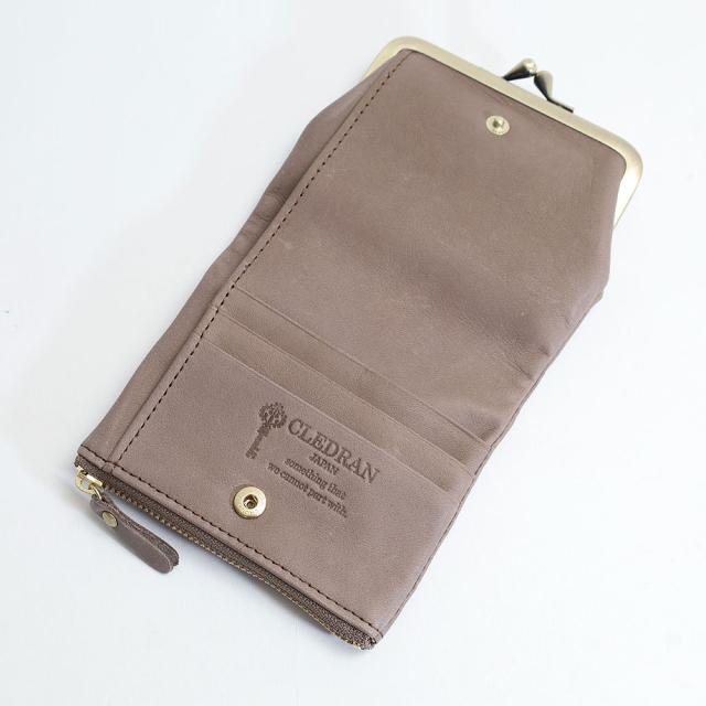 クレドラン ヴィフ がま口折財布 cl3638 ディティール画像02