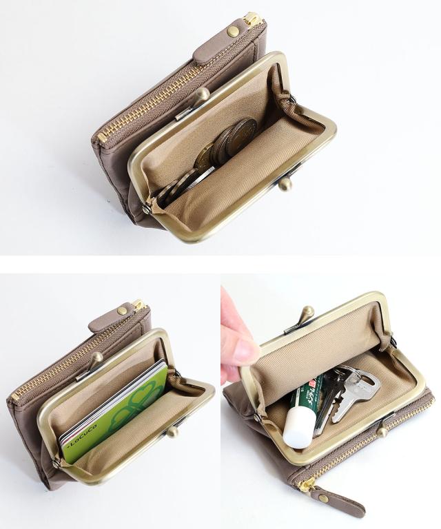 クレドラン ヴィフ がま口折財布 cl3638 ディティール画像02