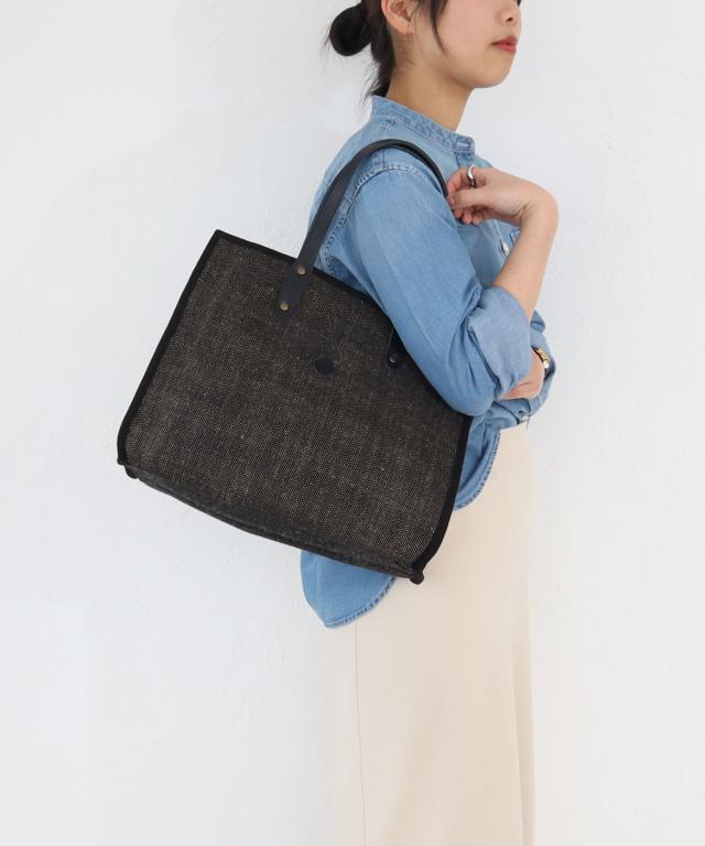 クレドラン バイカラーコットンジュートトート cl3664 サムネ