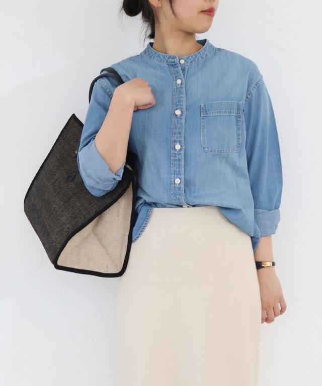 クレドラン バイカラーコットンジュートトート cl3664 サムネ