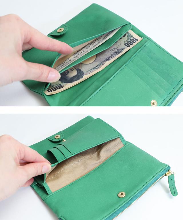 クレドラン ロン 長財布 cl3687 ディティール画像02