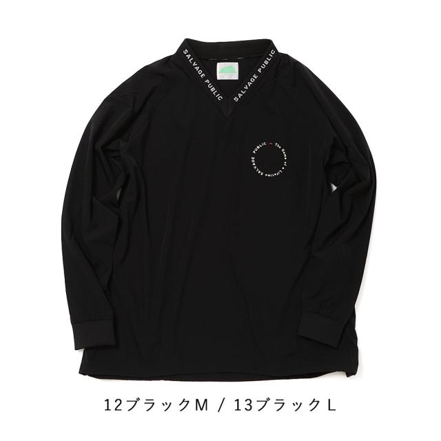 サルベージパブリックコレパ カアラ Vネックプルオーバー ev24to0227k
