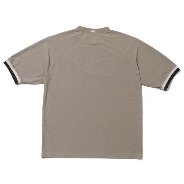 サルベージパブリックコレパ ヌウアヌ ドットメッシュモックネック半袖 ev24to0236k