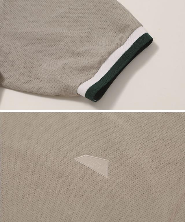 サルベージパブリックコレパ ヌウアヌ ドットメッシュモックネック半袖 ev24to0236k