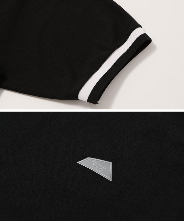 サルベージパブリックコレパ ヌウアヌ ドットメッシュモックネック半袖 ev24to0236k