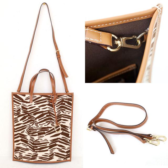 FEEL AND TASTE フィールアンドテイスト FLAT TOTE アニマルプリント