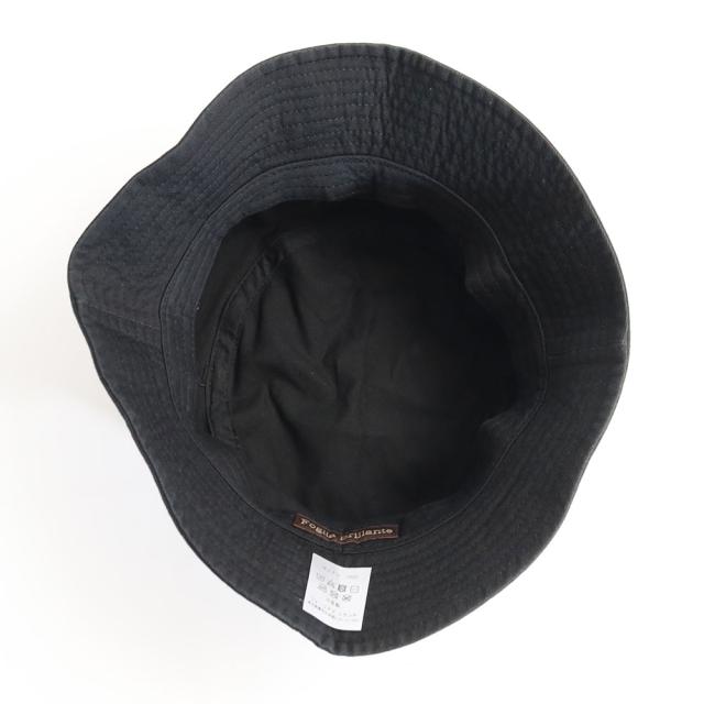 フォーリアブリランテ ロゴバケットハット fba-ha2  Foglia Brillante