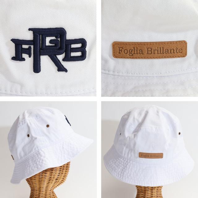フォーリアブリランテ ロゴバケットハット fba-ha2  Foglia Brillante