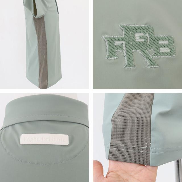 フォーリアブリランテ メンズ ナイロンスムースシャツ fbam-po11 Foglia Brillant