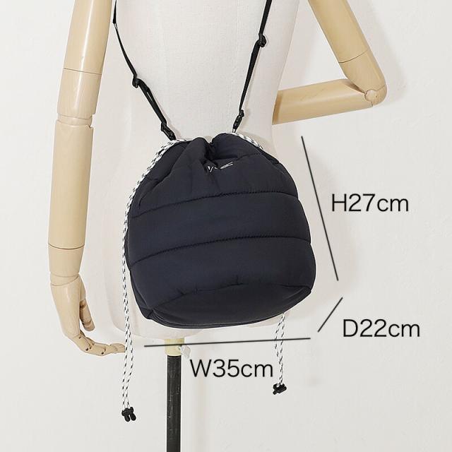 F/CE. TECH SUEDE DRAW STRING BAG