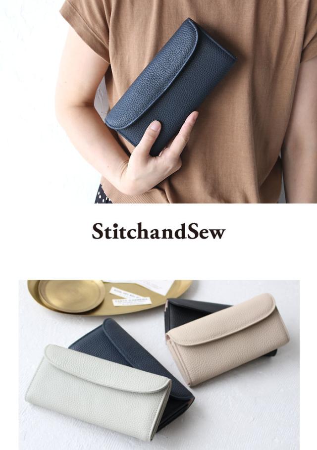 ステッチアンドソー フラップロングウォレット fwl101
