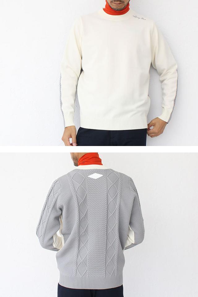 HERG1 ケーブルクルーネックニット gm23ai244 サムネ