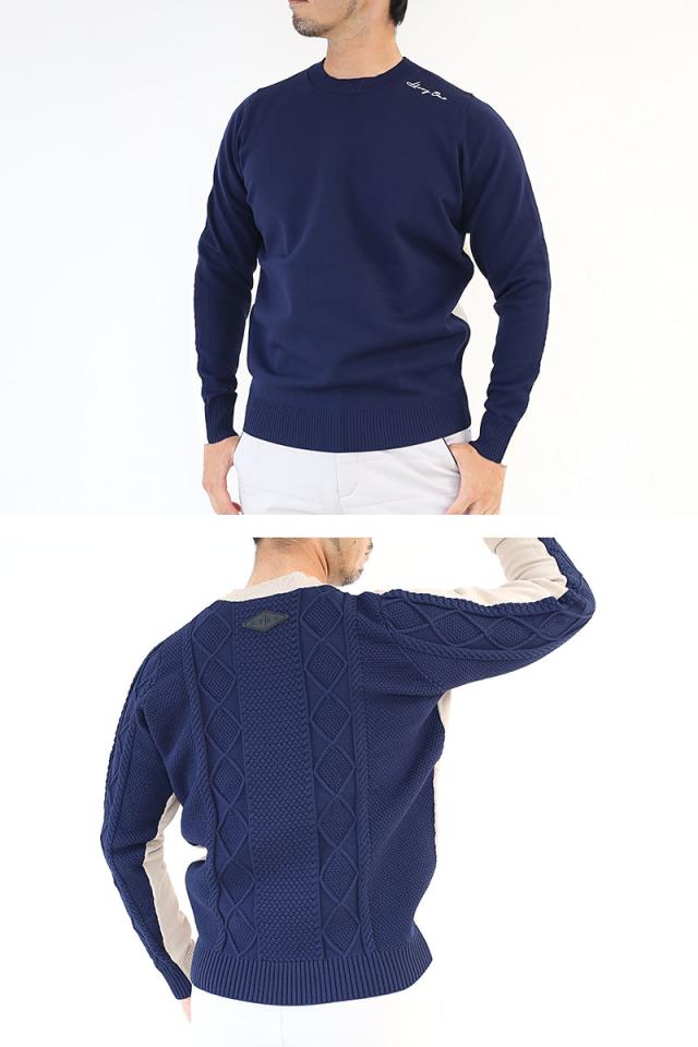 HERG1 ケーブルクルーネックニット gm23ai244 サムネ