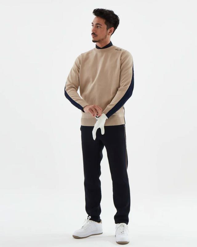 HERG1 ケーブルクルーネックニット gm23ai244 サムネ