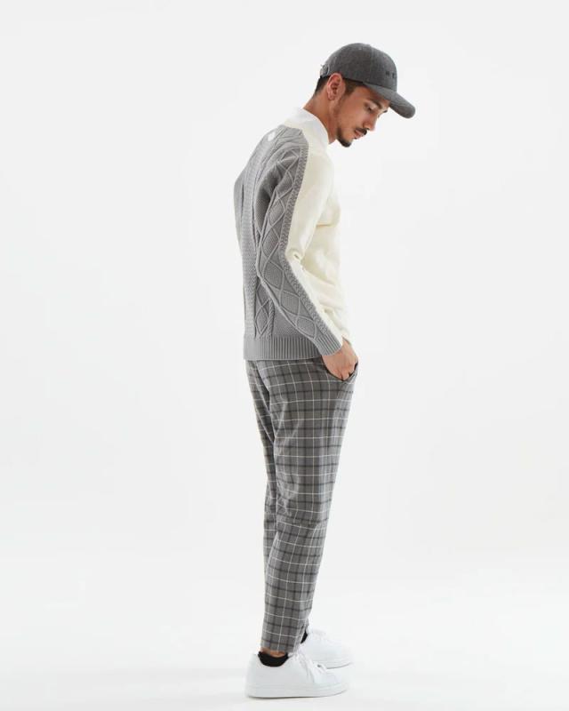 HERG1 ケーブルクルーネックニット gm23ai244 サムネ