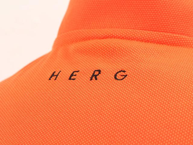 HERG1 スタンドカラーポロシャツ gu23pr11 ディティール