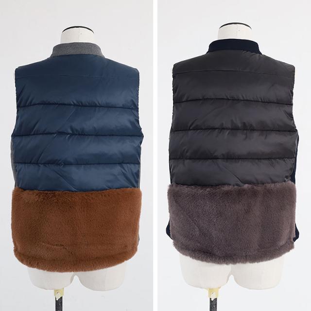 HERG1 中綿ベスト gw23ai22 ディティール