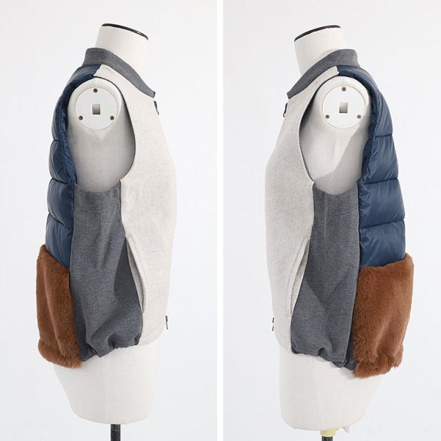 HERG1 中綿ベスト gw23ai22 ディティール