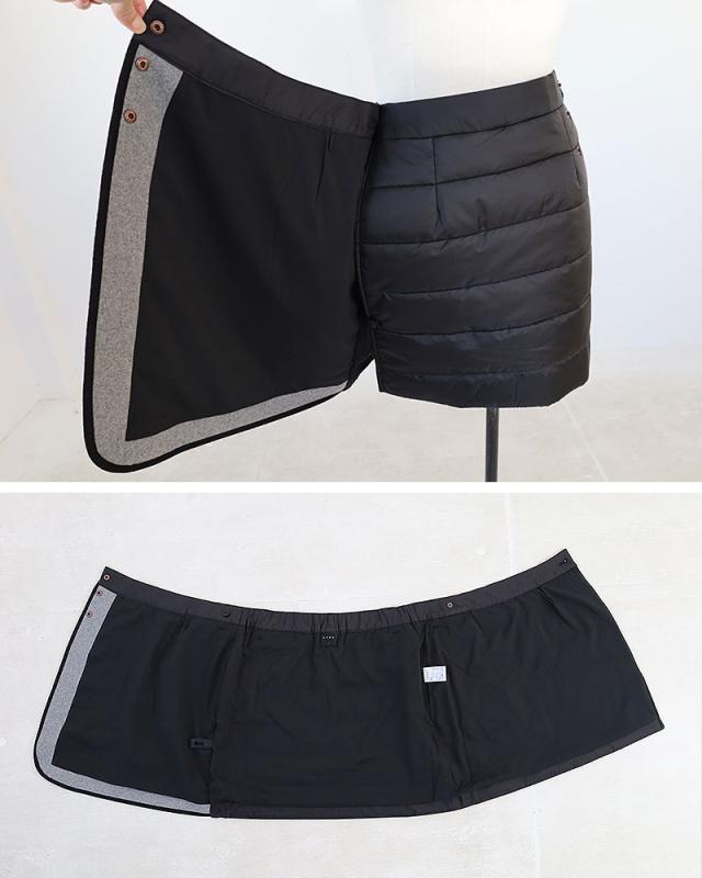 HERG1 ラップスカート gw23ai42 ディティール