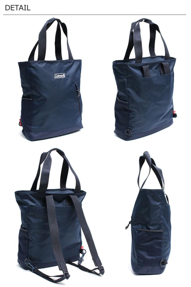 コールマン 2way backpack tote ディティール画像01