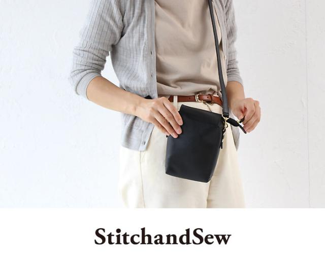 ステッチアンドソー カウレザーショルダーバック ss4