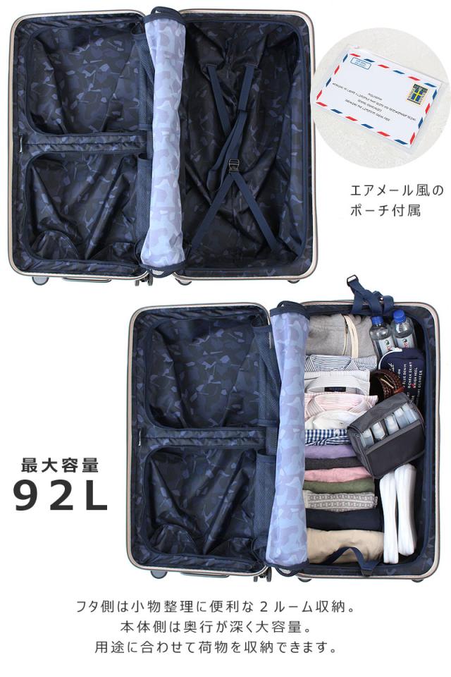 トリオ イノベーター スーツケース inv80 ディティール画像04