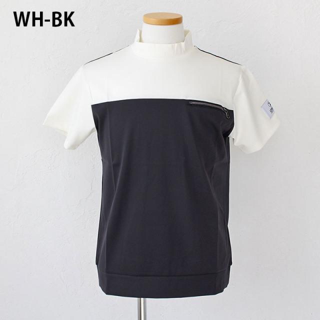 IZREEL 半袖モックZIP izr23ss007 カラー