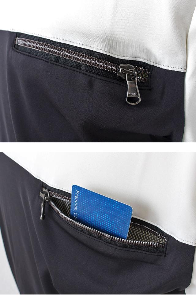 IZREEL 半袖モックZIP izr23ss007 ディティール