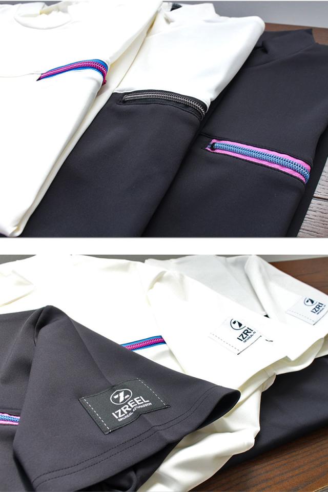 IZREEL 半袖モックZIP izr23ss007 イメージ