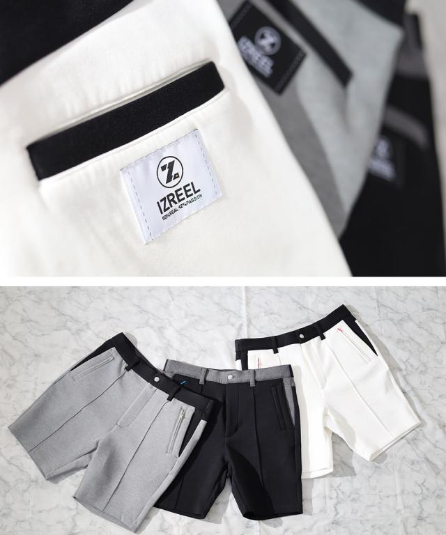 IZREEL イズリール スムースハーフPT メンズ