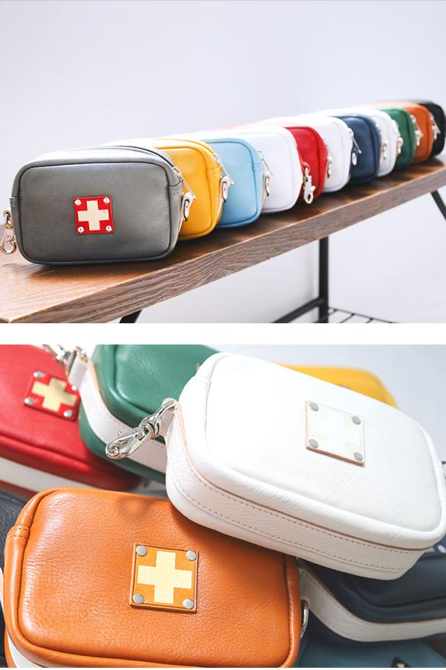 木の庄帆布 ラウンドポーチ