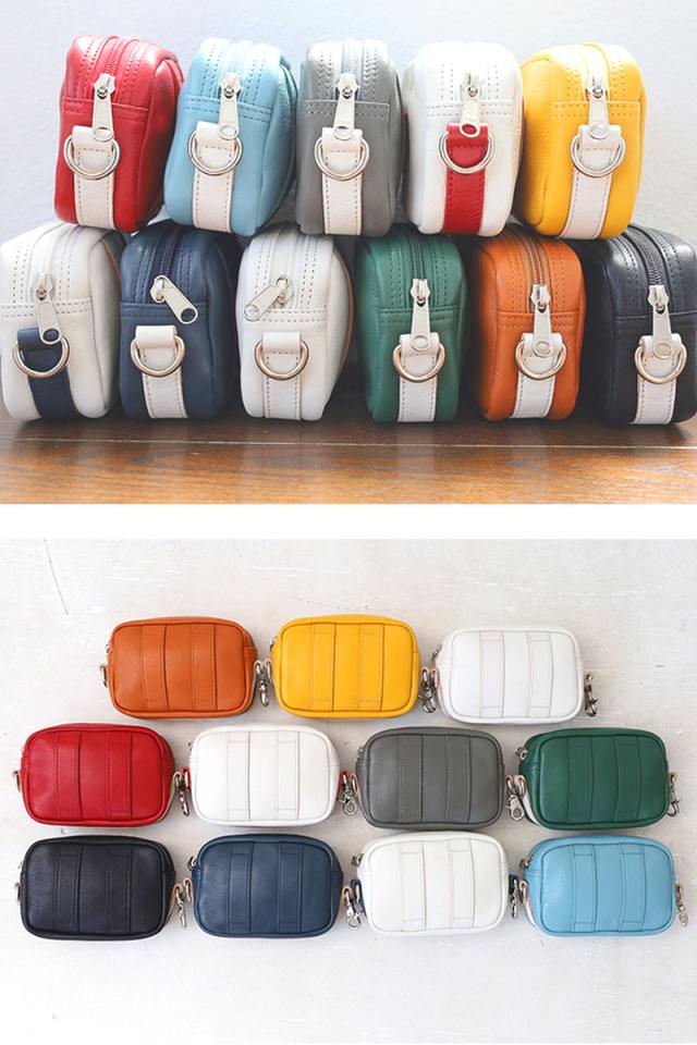 木の庄帆布 ラウンドポーチ