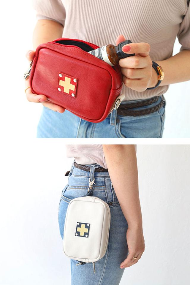 木の庄帆布 ラウンドポーチ