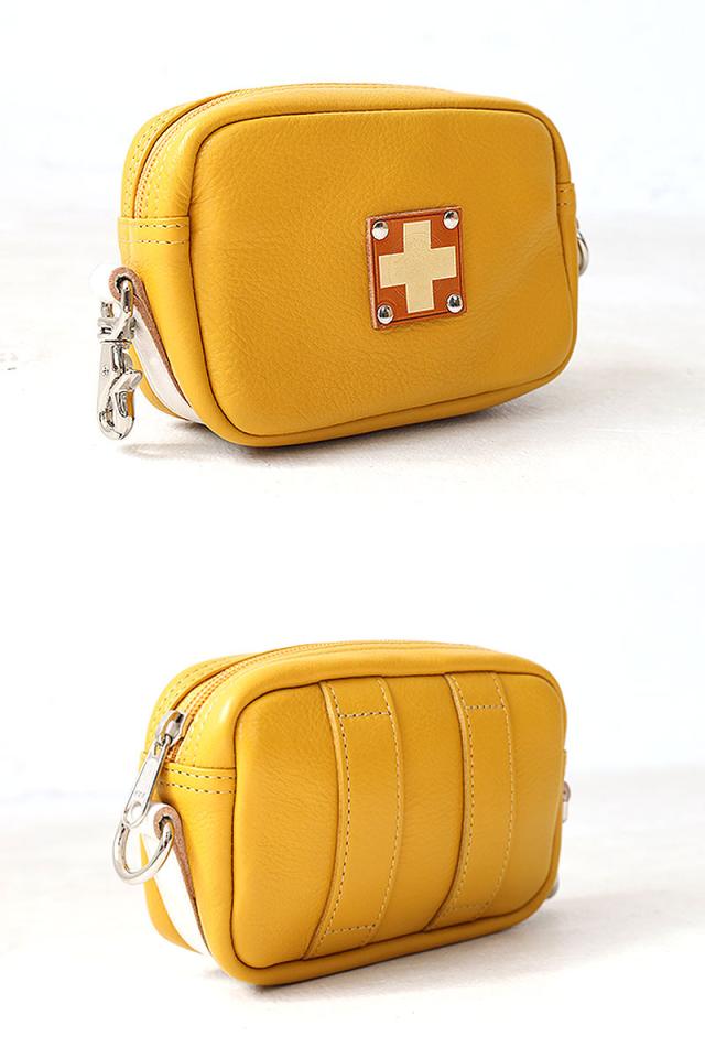 木の庄帆布 ラウンドポーチ