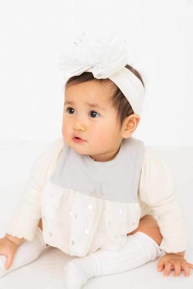 Lien de famille リヤンドファミーユ 星柄チュールヘアバンド