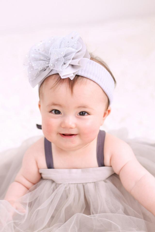 Lien de famille リヤンドファミーユ 星柄チュールヘアバンド