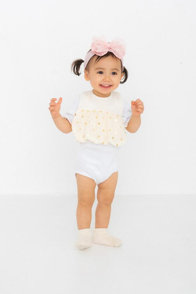 Lien de famille リヤンドファミーユ 星柄チュールヘアバンド