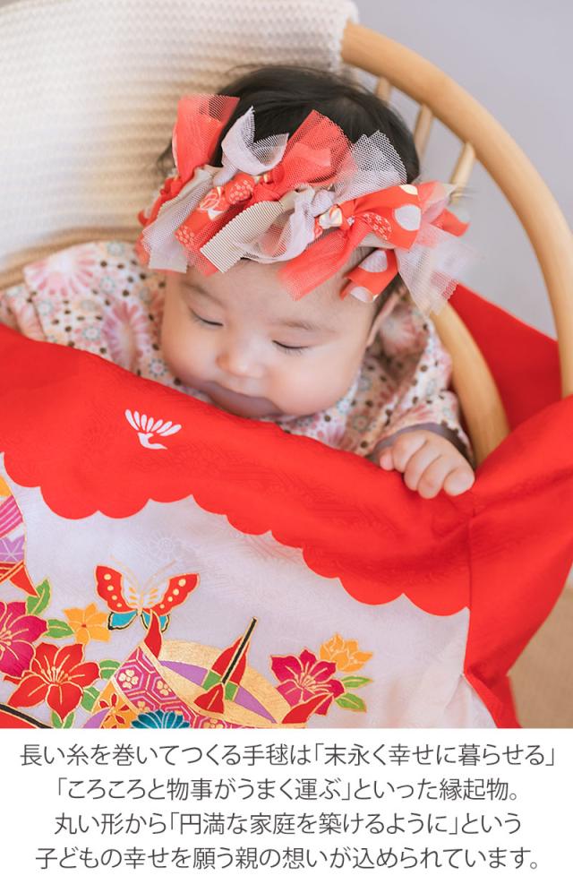 Lien de famille リヤンドファミーユ 和装 ヘアバンド リボンカチューム TEMARI 手毬