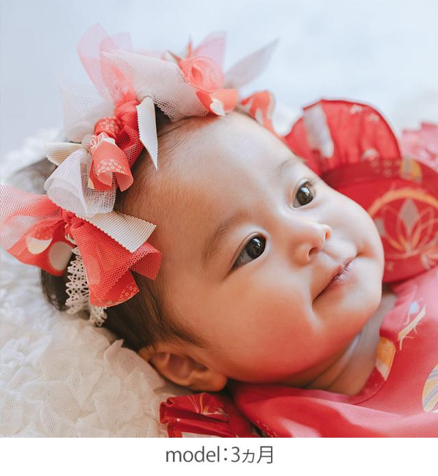 Lien de famille リヤンドファミーユ 和装 ヘアバンド リボンカチューム TEMARI 手毬